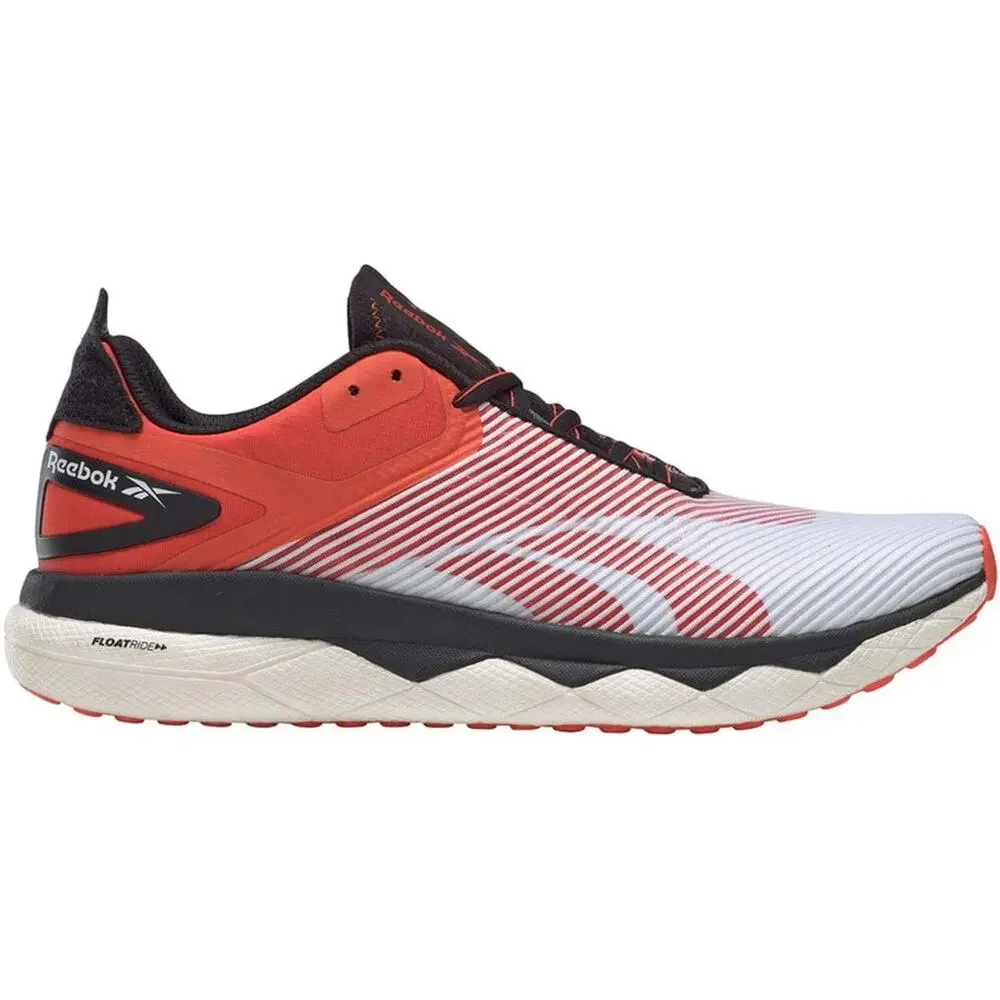 REEBOK MEN'S FLOATRIDE RUN PANTHEA RUNNING SHOE- WHITE/VIVID ORANGE/BLACK 11.5